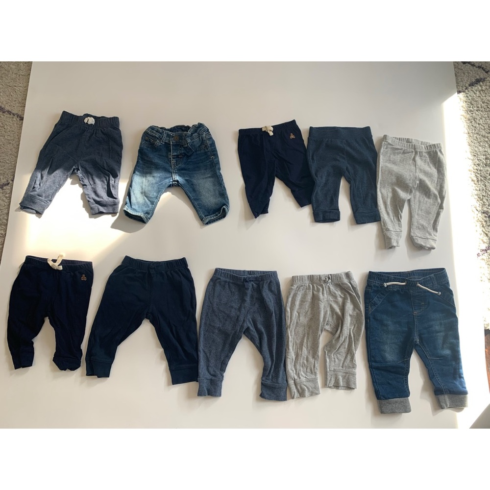 3m-12m boy pants lot bundle
